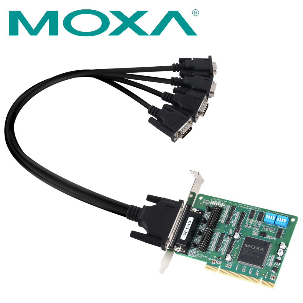 MOXA PCI 4포트 RS422/485 시리얼카드 CP-134U-DB9M
