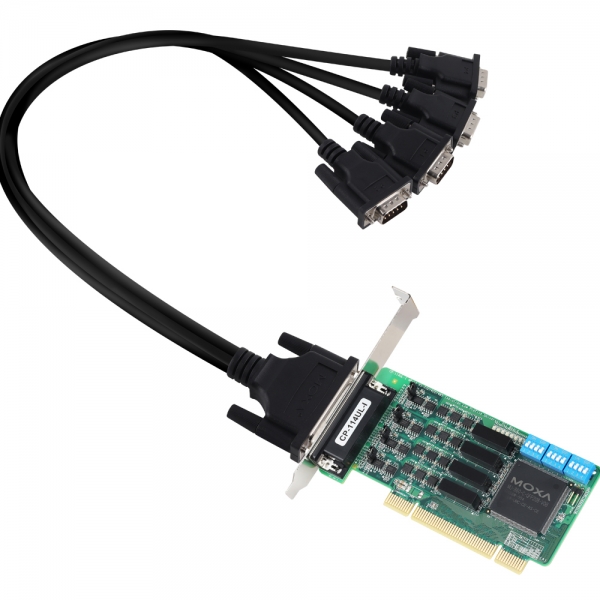 MOXA PCI 4포트 RS232/422/485 아이솔레이션 시리얼카드(슬림PC겸용) CP-114UL-I-DB9M
