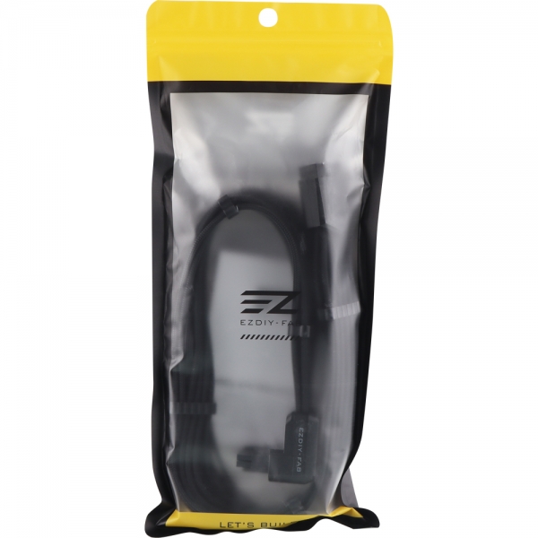 강원전자 넷메이트 600W 12V-2x6 연장 케이블 (블랙/RVS 90도) [EZDIY-FAB] NM-DPR2306