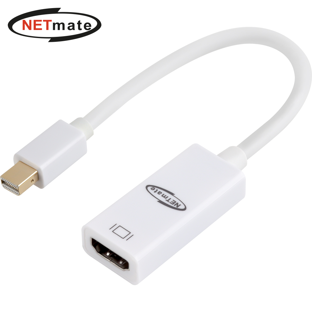 강원전자 넷메이트 Mini DP to HDMI 컨버터(1080p) NM-MDH1080