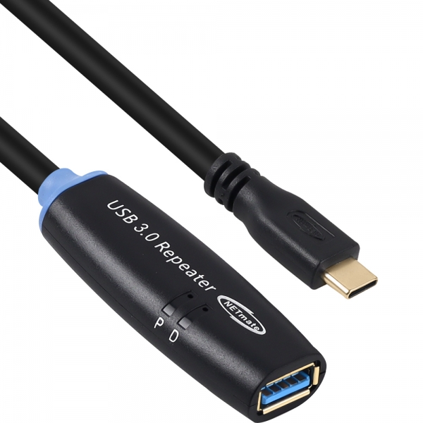 강원전자 넷메이트 USB3.0 CM-AF 연장 리피터 10m CBL-302CMAF-10P