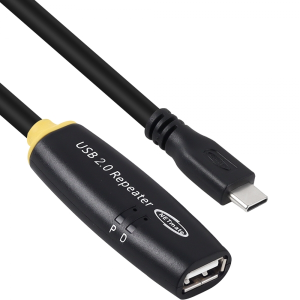 강원전자 넷메이트 USB2.0 CM-AF 연장 리피터 30m CBL-203CMAF-30P