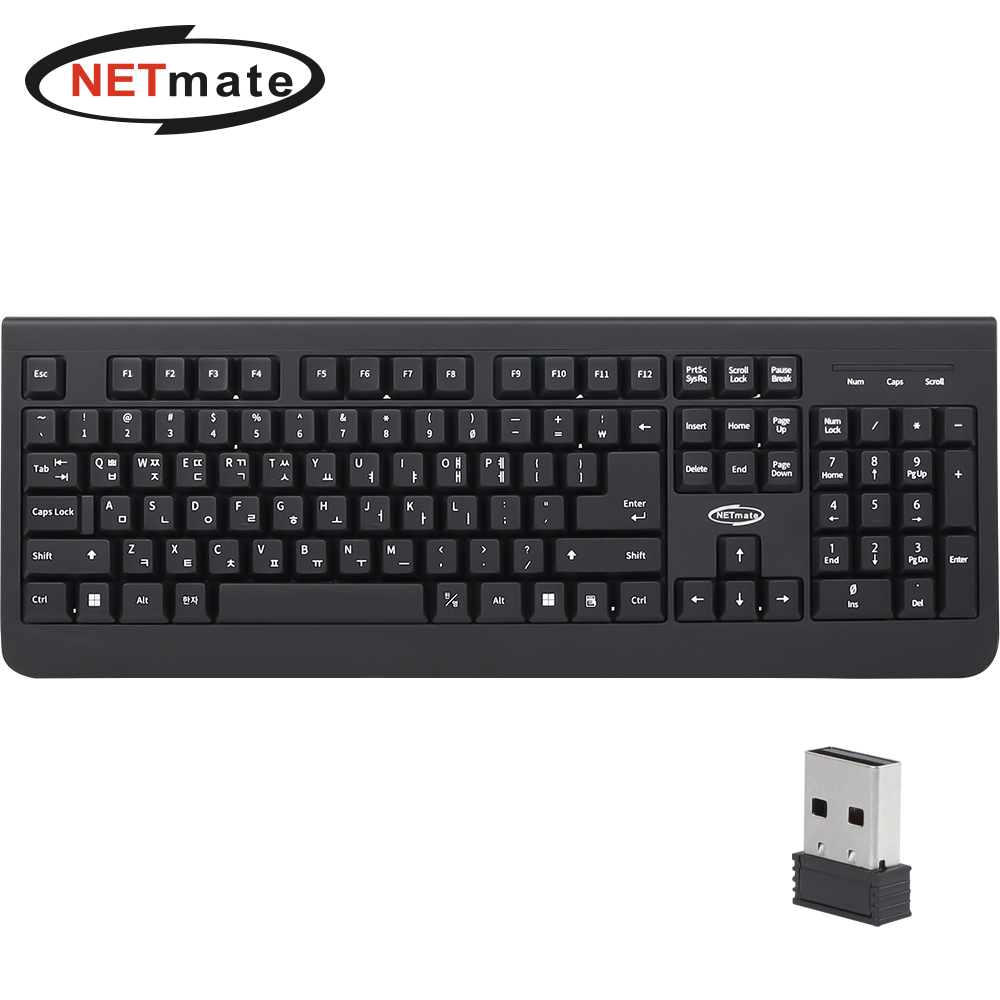 강원전자 넷메이트 무선 키보드 NM-KB05