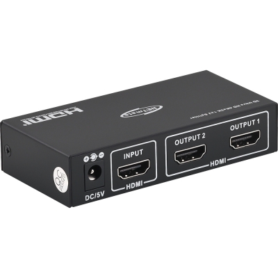 강원전자 넷메이트 4K 지원 HDMI 1:2 분배기 NM-HSP4302
