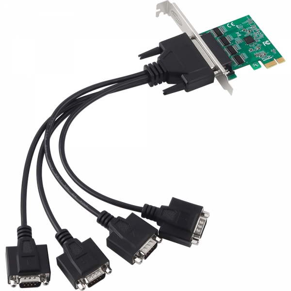 강원전자 넷메이트 PCI Express 4포트 RS232 시리얼카드(슬림PC겸용) NM-PS24