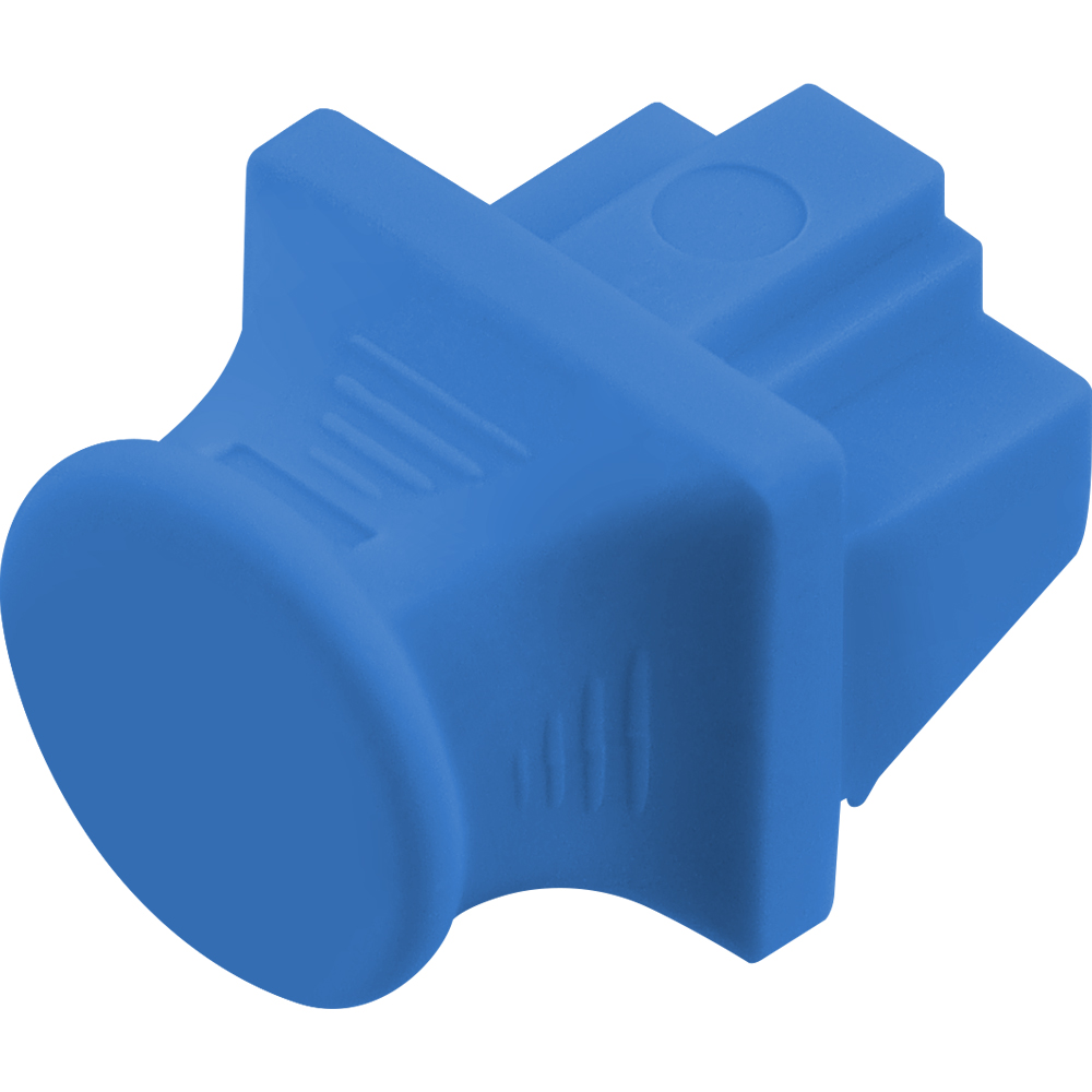 강원전자 넷메이트 RJ-45 랜포트 보호 먼지 마개 (블루/100개) NM-DCRPBL