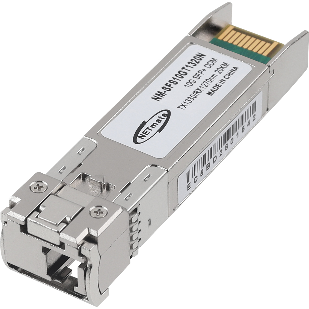강원전자 넷메이트 10G 싱글모드 SFP+ BiDi 광 모듈(TX1330nm/RX1270nm/20km) NM-SFS10GT1320N