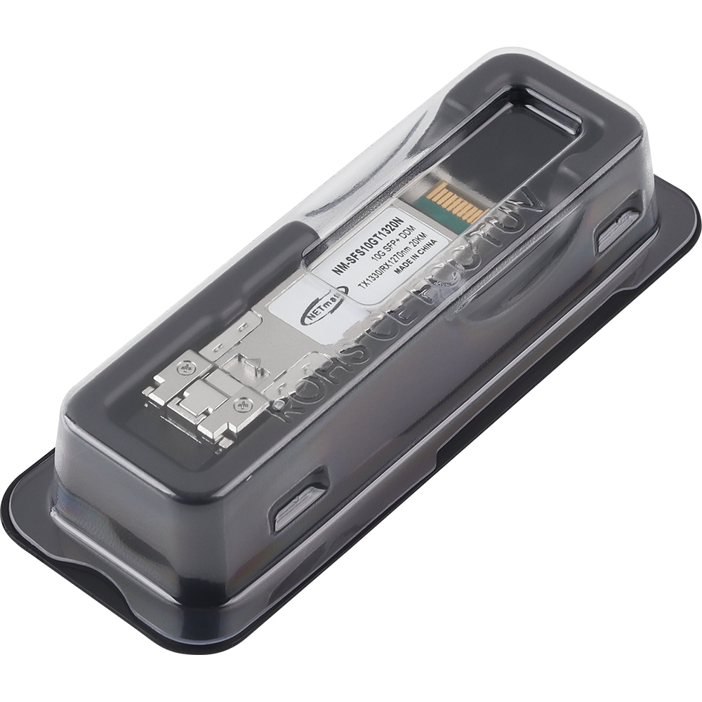 강원전자 넷메이트 10G 싱글모드 SFP+ BiDi 광 모듈(TX1330nm/RX1270nm/20km) NM-SFS10GT1320N