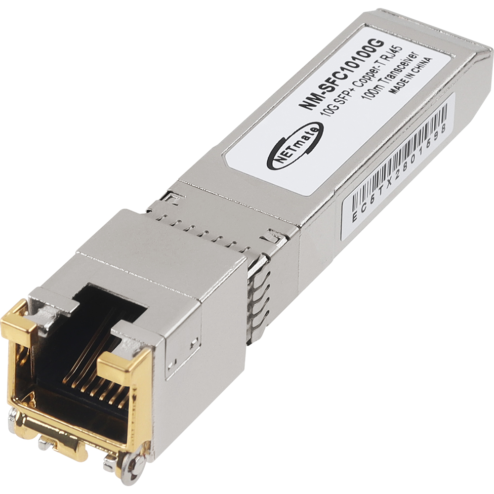 강원전자 넷메이트 10G RJ-45 SFP+ 모듈(100m) NM-SFC10100G