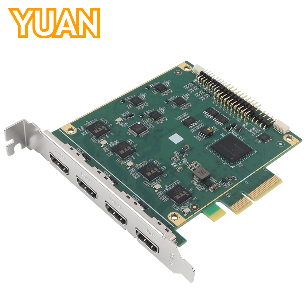 강원전자 YUAN(유안) 4채널 HDMI 캡처 카드 YPC73