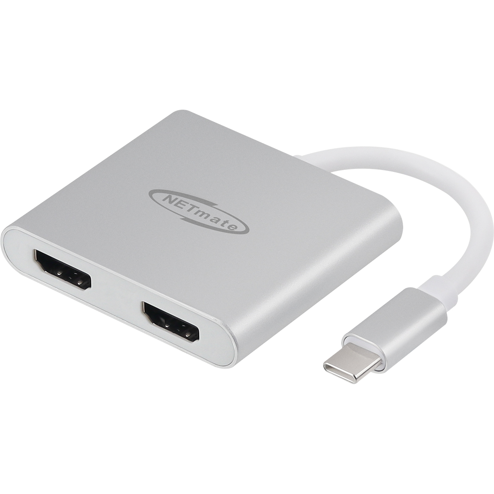 강원전자 넷메이트 USB Type C to 듀얼 HDMI 컨버터 NM-PCH02