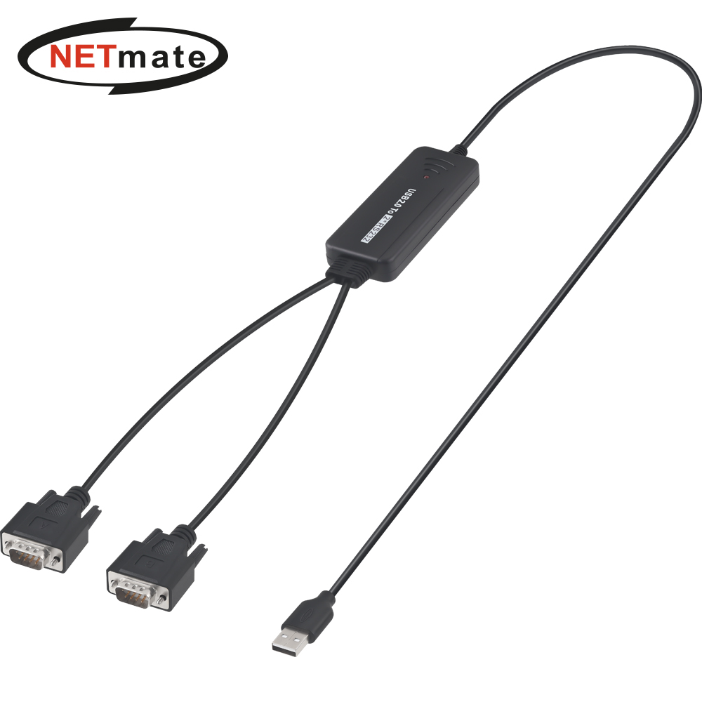 강원전자 넷메이트 USB2.0 to 2포트 RS232 시리얼 컨버터 KW-220N