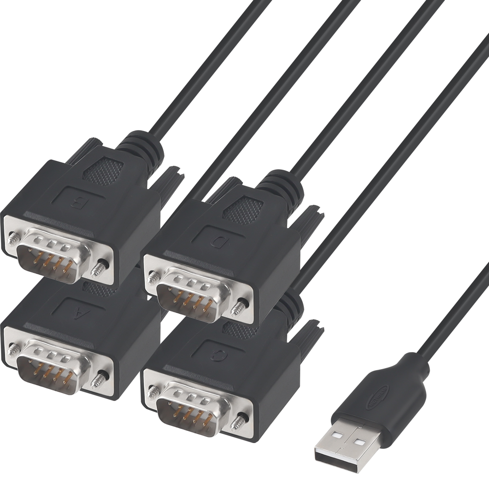 강원전자 넷메이트 USB2.0 to 4포트 RS232 시리얼 컨버터 KW-440N