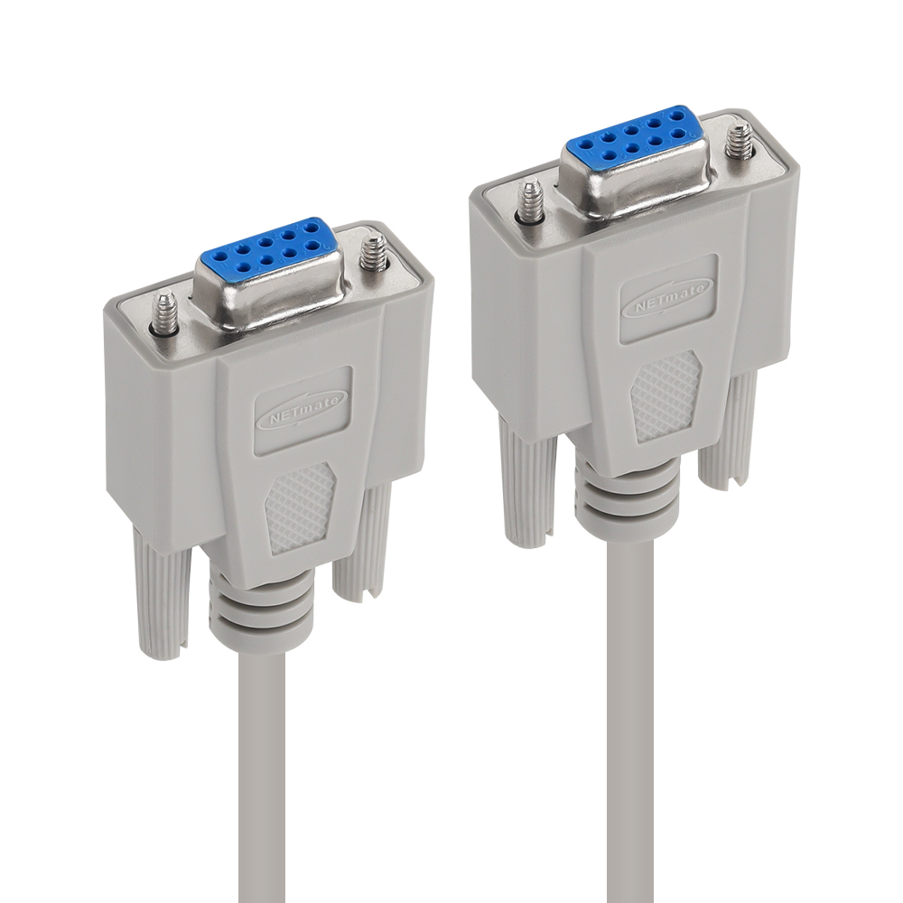 강원전자 넷메이트 9핀 F/F NULL MODEM 케이블 1.5m NMC-SFF15