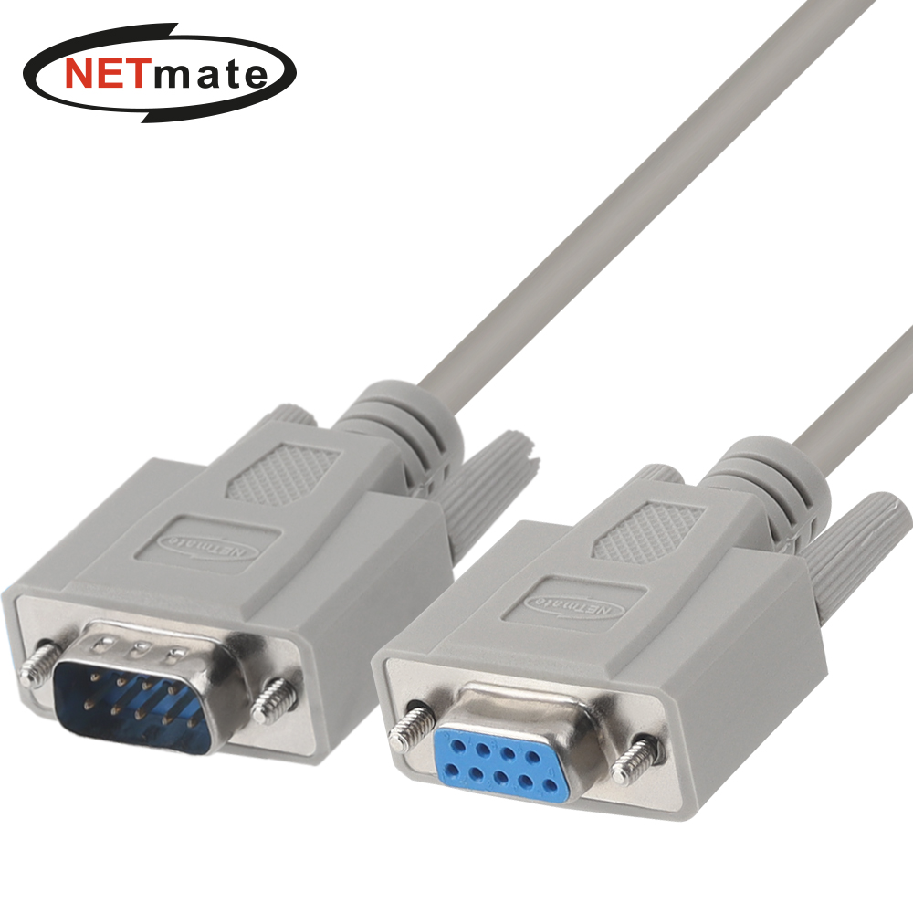 강원전자 넷메이트 9핀 M/F NULL MODEM 케이블 1.5m NMC-SFM15