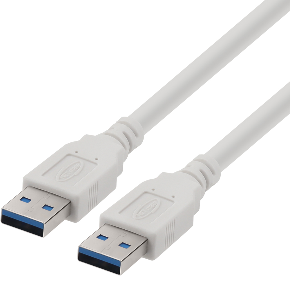 강원전자 넷메이트 USB3.0 AM-AM 케이블 2m (화이트) NM-TUA320