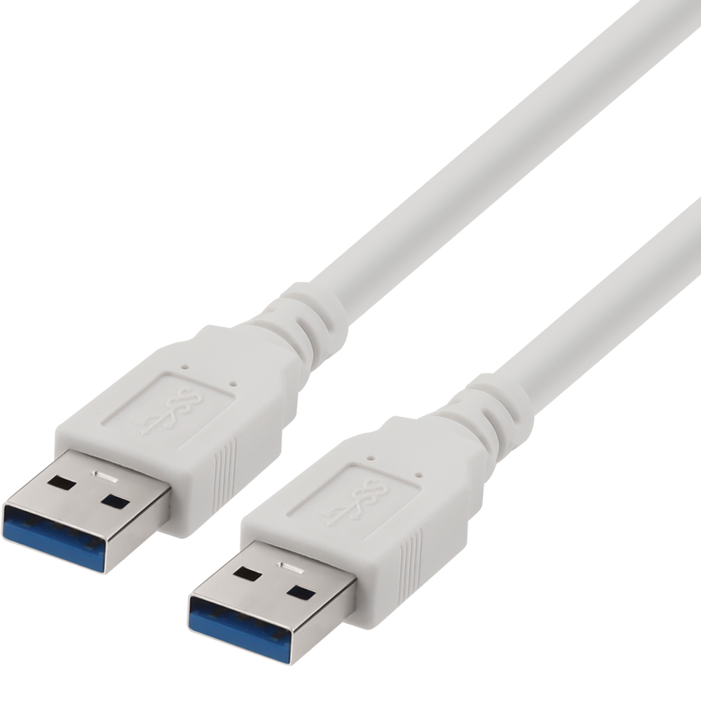 강원전자 넷메이트 USB3.0 AM-AM 케이블 3m (화이트) NM-TUA330