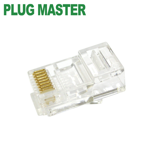 강원전자 플러그마스터 UTP CAT.5E RJ-45 8P8C 플러그-고급형 P8-007S(낱개)