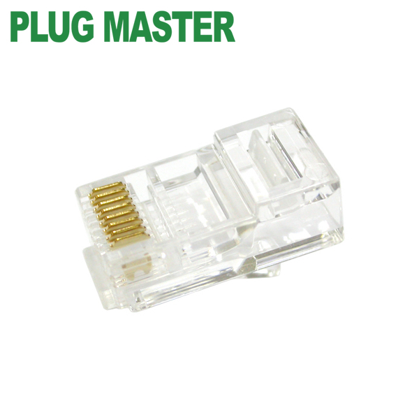 강원전자 플러그마스터 UTP CAT.6 RJ-45 8P8C 플러그-고급형 P8-001S(100개)