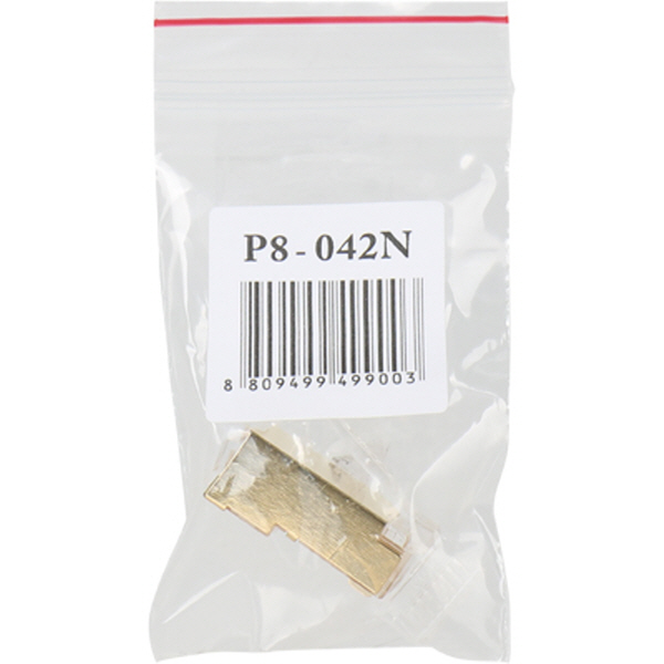 강원전자 플러그마스터 STP CAT.7/CAT.6A RJ-45 8P8C 플러그 - Straight 핀 P8-042N(낱개)