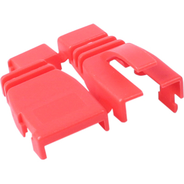 강원전자 플러그마스터 RJ-45 조립형 통부트(6mm/레드) NM-SR002R(낱개)