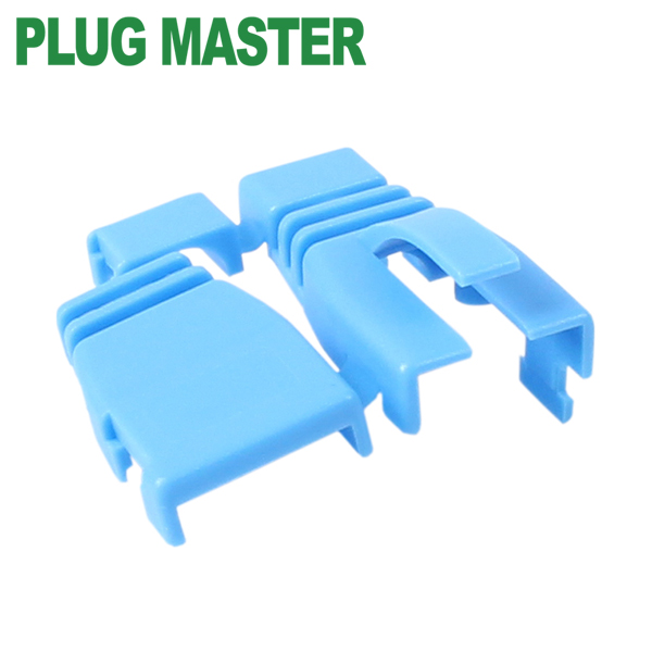 강원전자 플러그마스터 RJ-45 조립형 통부트(6mm/블루) NM-SR002BL(낱개)