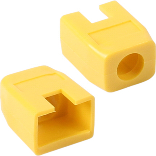강원전자 플러그마스터 RJ-45 각부트(6mm/옐로우) NM-SR003Y(낱개)