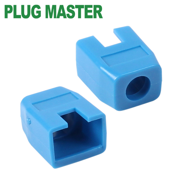 강원전자 플러그마스터 RJ-45 각부트(6mm/블루) NM-SR003BL(낱개)