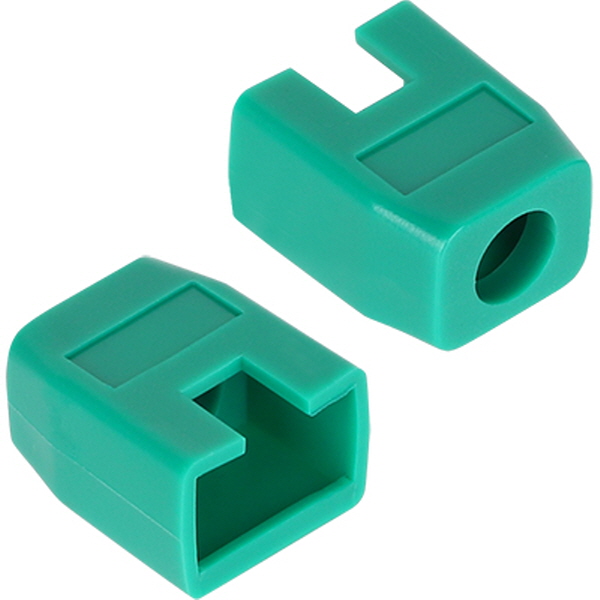 강원전자 플러그마스터 RJ-45 각부트(6mm/그린) NM-SR003GR(낱개)