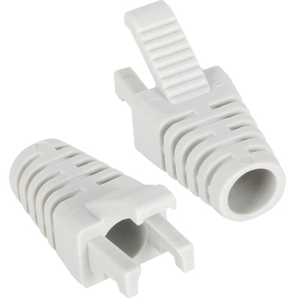 강원전자 플러그마스터 RJ-45 락(Lock) 부트(6mm/그레이) NM-SR008G(100개)