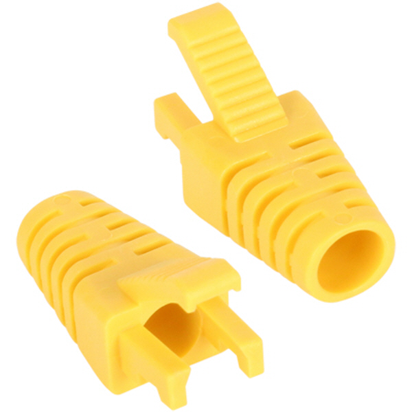 강원전자 플러그마스터 RJ-45 락(Lock) 부트(6mm/옐로우) NM-SR008Y(낱개)