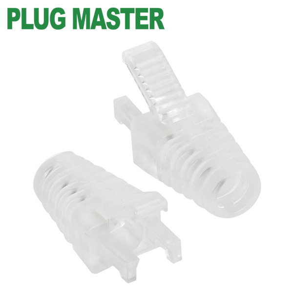 강원전자 플러그마스터 RJ-45 락(Lock) 부트(6mm/클리어) NM-SR008CL(낱개)