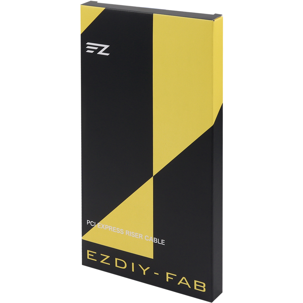 강원전자 넷메이트 PCI-E 5.0 라이저 케이블 200mm (블랙/180도) [EZDIY-FAB] NM-DPC2472