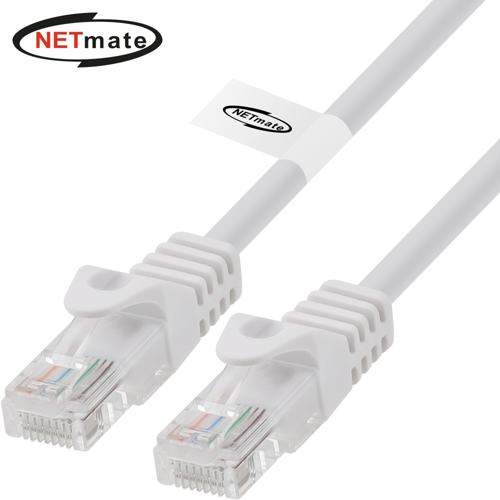강원전자 넷메이트 CAT.5E UTP 랜 케이블 10m (화이트) NM-TC510