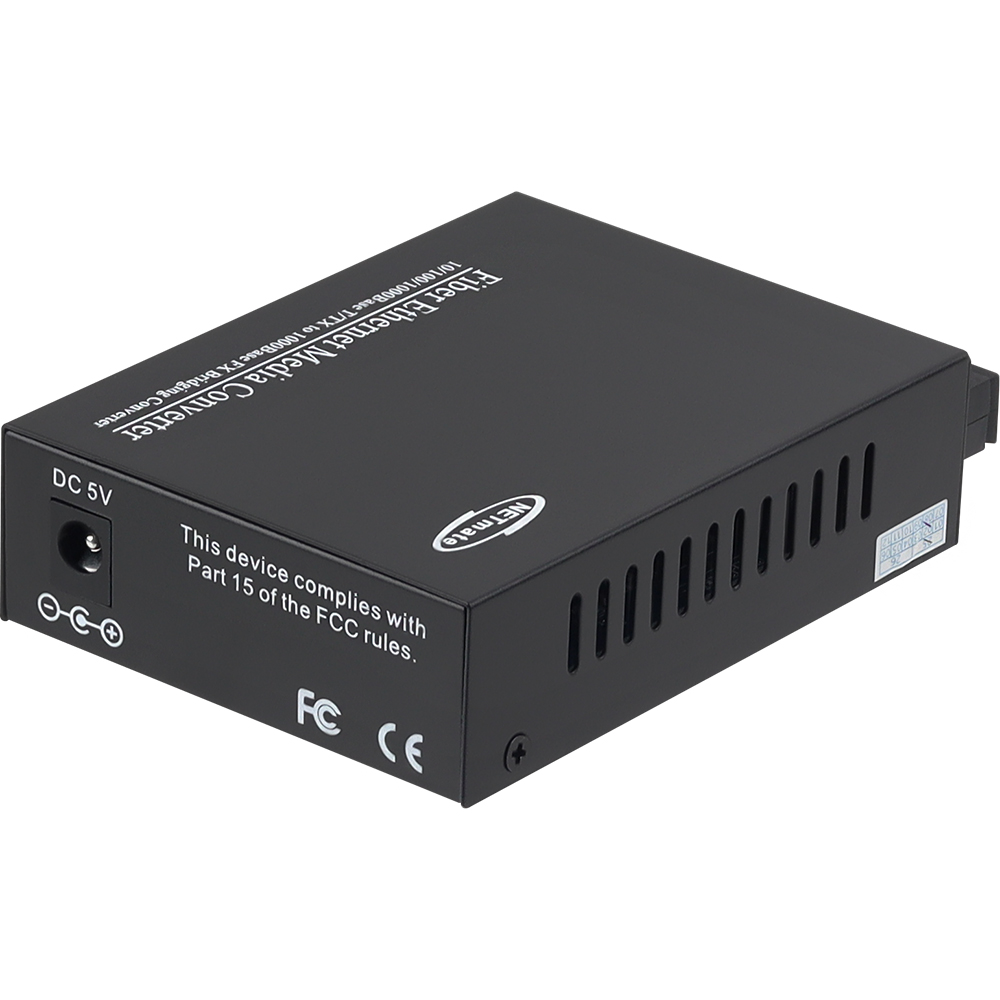 강원전자 넷메이트 기가비트 이더넷 BiDi 광 컨버터(SC/TX1310nm/RX1550nm/20km) NM-OFC08A