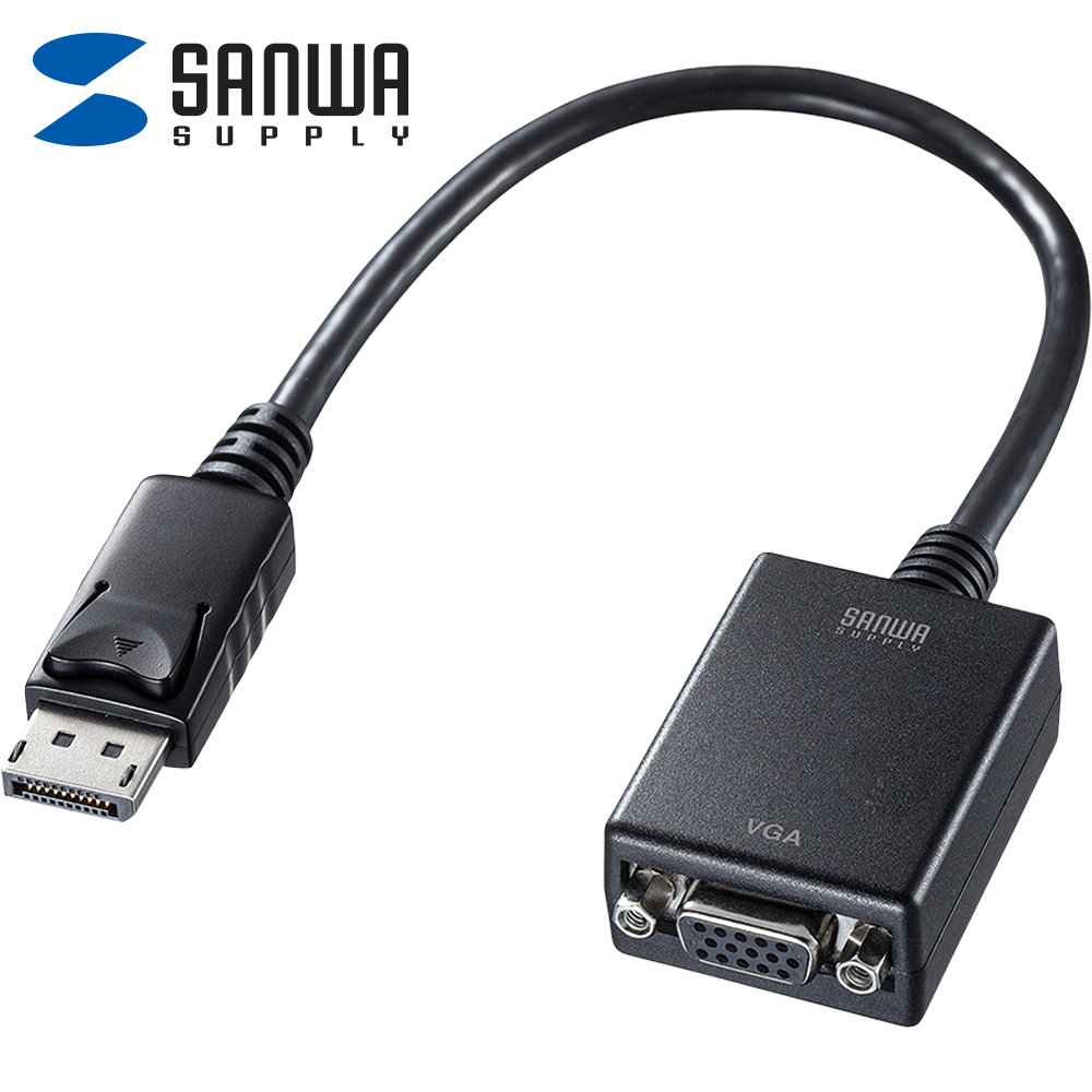강원전자 산와서플라이 DP to VGA 컨버터 AD-DPV06
