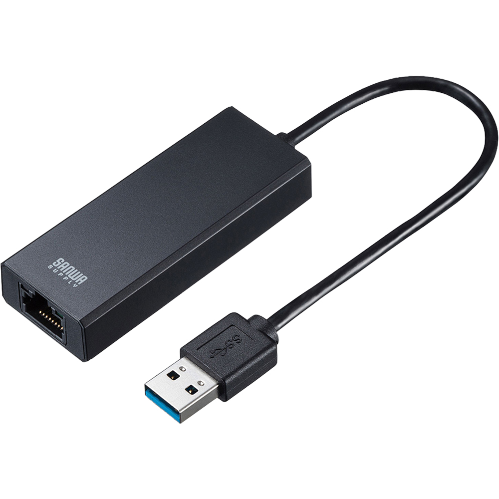 강원전자 산와서플라이 USB3.0 2.5G 랜카드 USB-CVLAN5BK