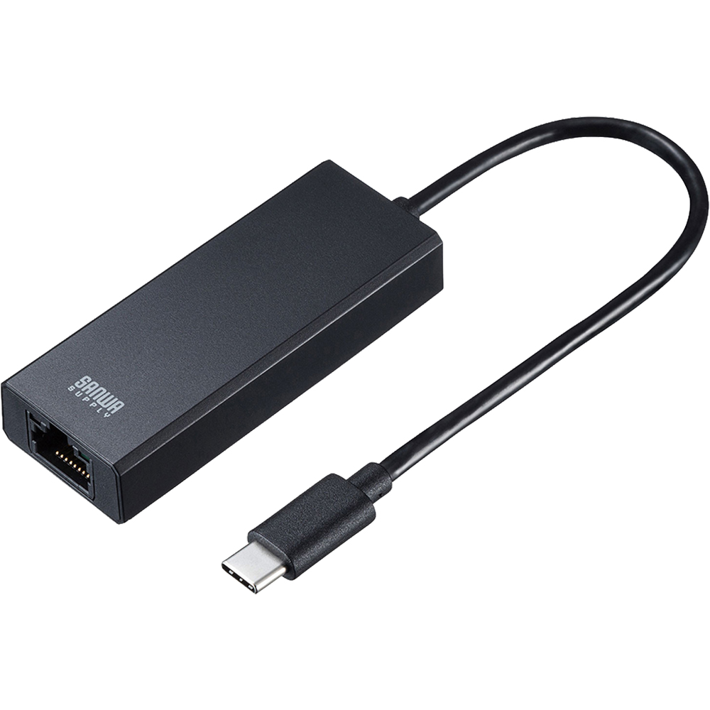 강원전자 산와서플라이 USB3.0 Type C 2.5G 랜카드 USB-CVLAN6BK