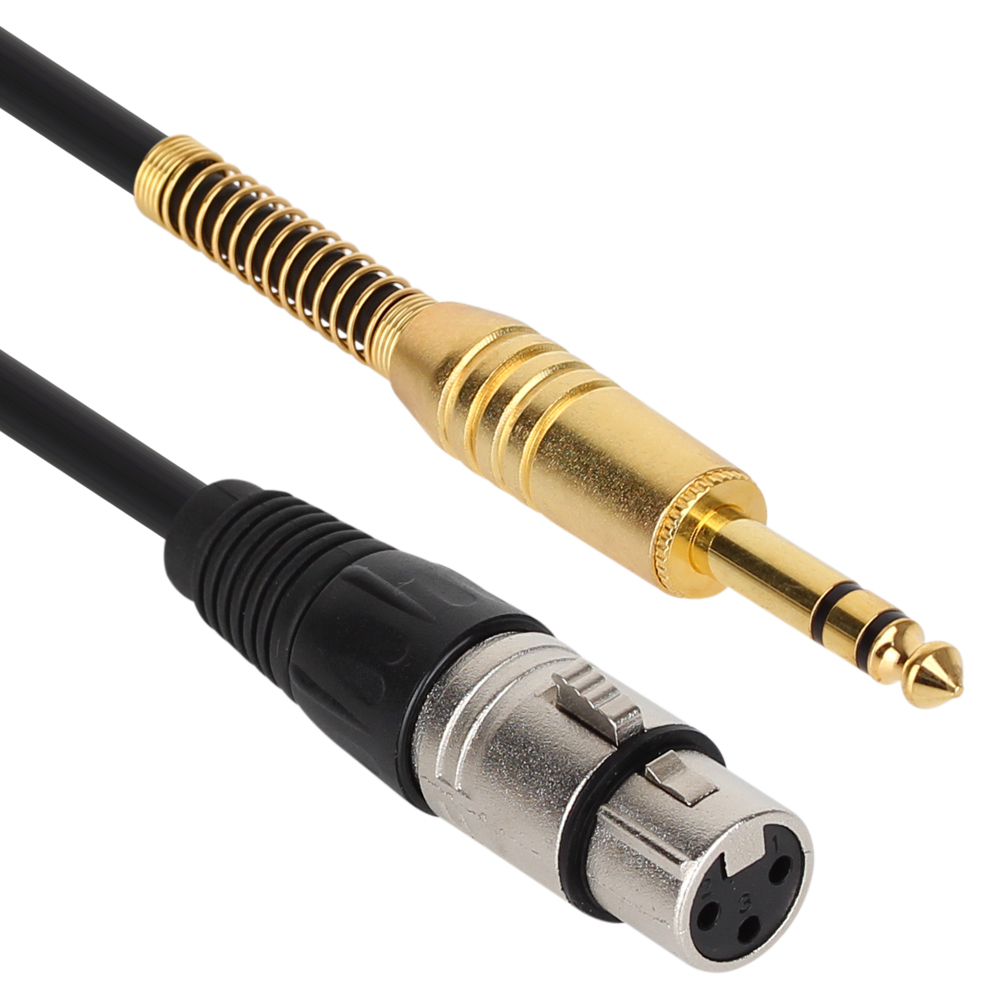 강원전자 넷메이트 XLR 캐논(F)-TRS(5.5 Stereo) 마이크 케이블 15m NMC-XLR515FS