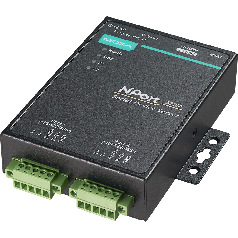 MOXA 2포트 RS422/485 디바이스 서버 NPort 5230A