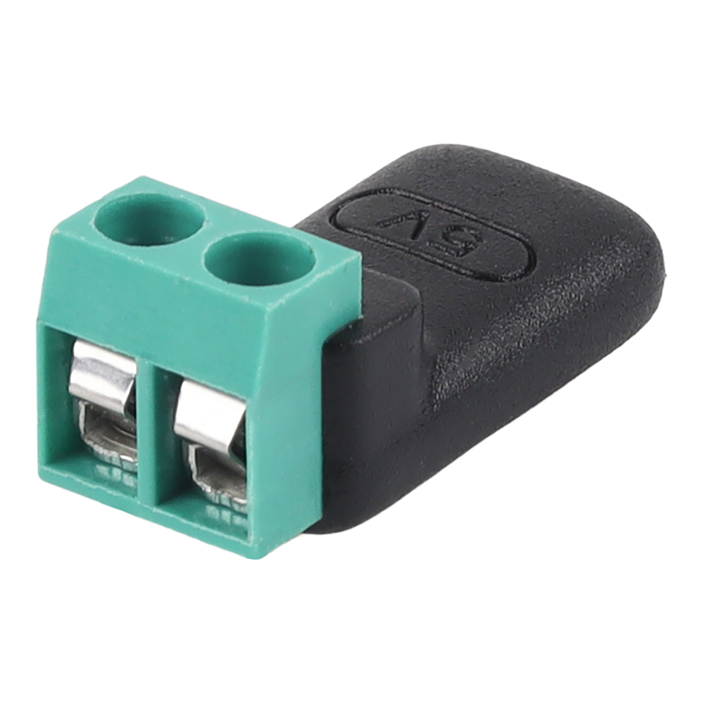 강원전자 넷메이트 USB-C / 2핀 터미널 블록 전원 입력 젠더 NM-TG18