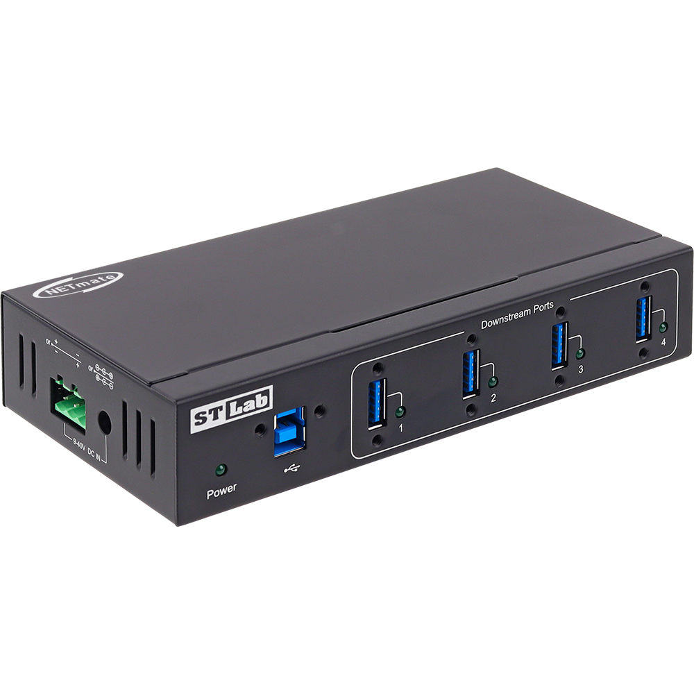 강원전자 넷메이트 산업용 USB3.0 4포트 허브 IU-131