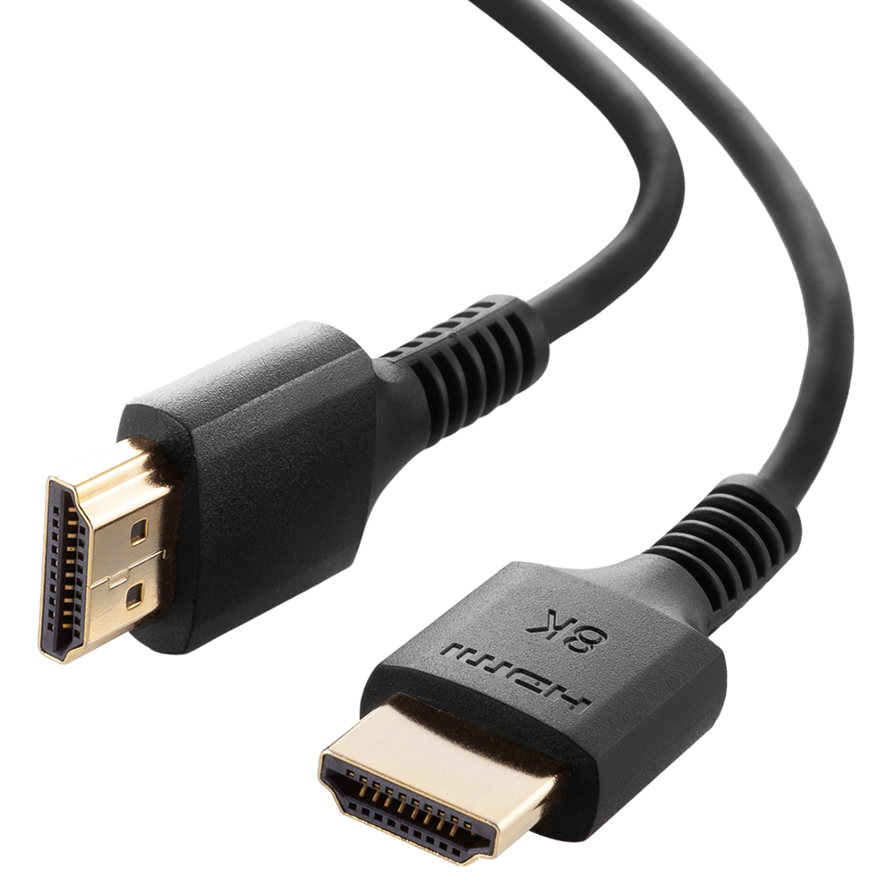 강원전자 산와서플라이 8K 60Hz HDMI 2.1 Slim 케이블 1m KM-HD20-US10
