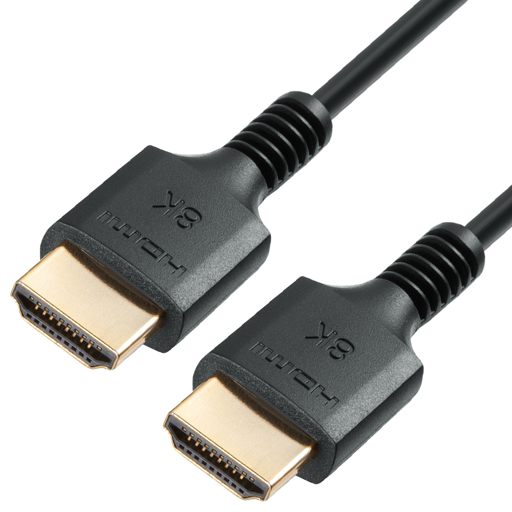 강원전자 산와서플라이 8K 60Hz HDMI 2.1 Slim 케이블 1m KM-HD20-US10