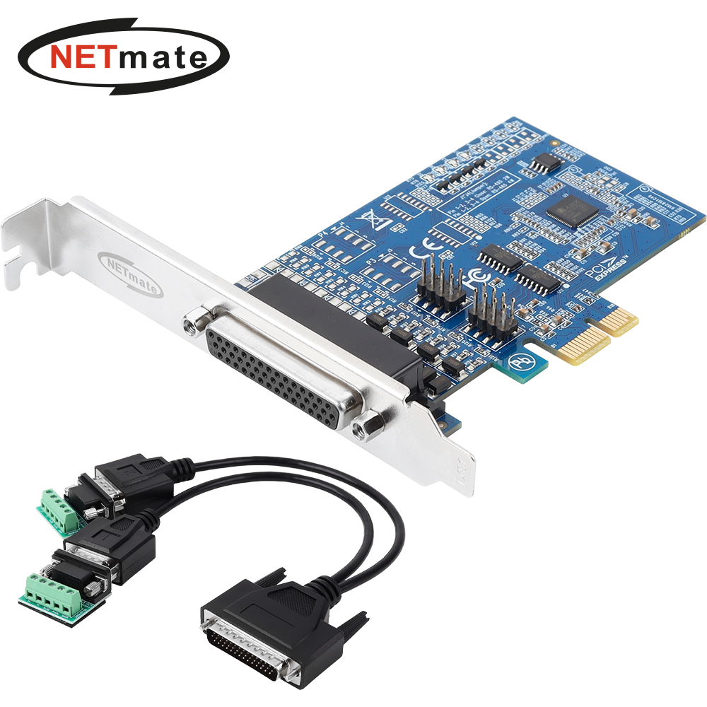 강원전자 넷메이트 PCI Express 2포트 RS422/485 시리얼카드(슬림PC겸용) NM-PS42