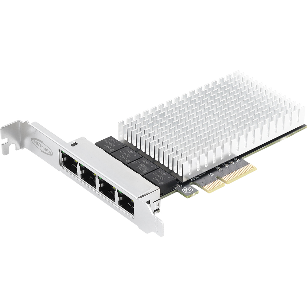 강원전자 넷메이트 PCI Express 쿼드 2.5G 멀티 기가비트 랜카드(슬림PC겸용) NM-PL254