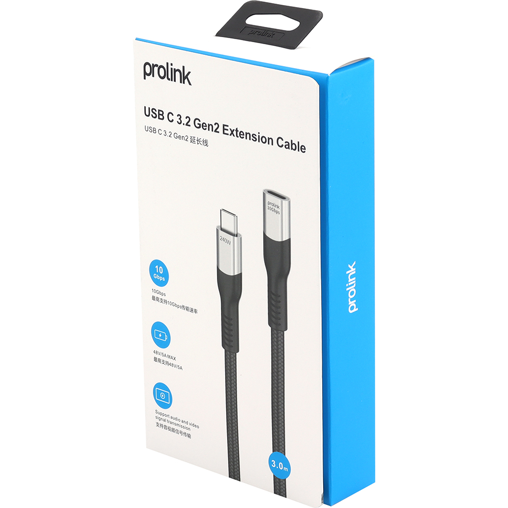 프로링크 USB3.2 Gen2 연장 CM-CF 케이블 3m PF494-0300