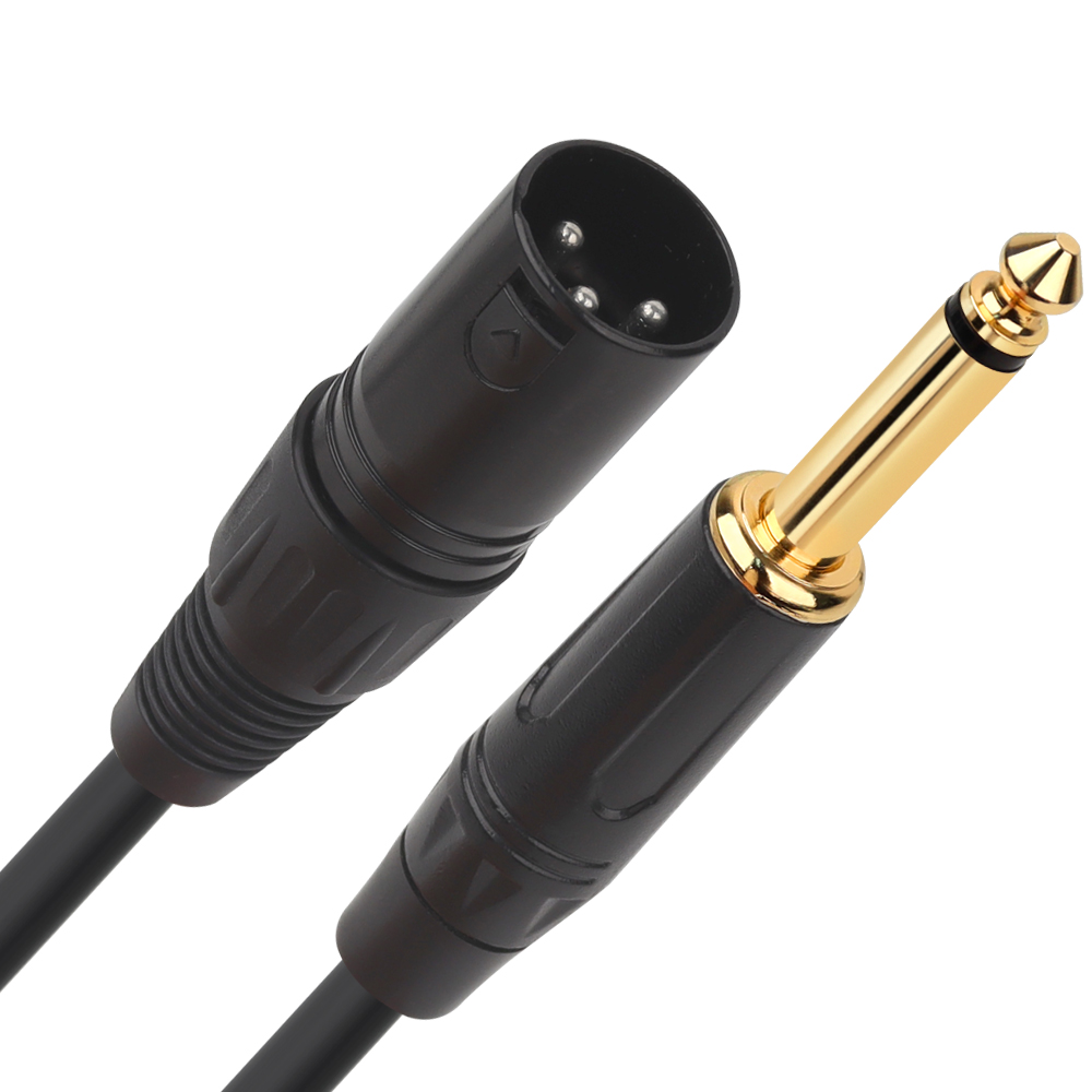 강원전자 넷메이트 XLR 캐논(M)-TS(5.5 Mono) 마이크 케이블 10m NMC-XLR510MB