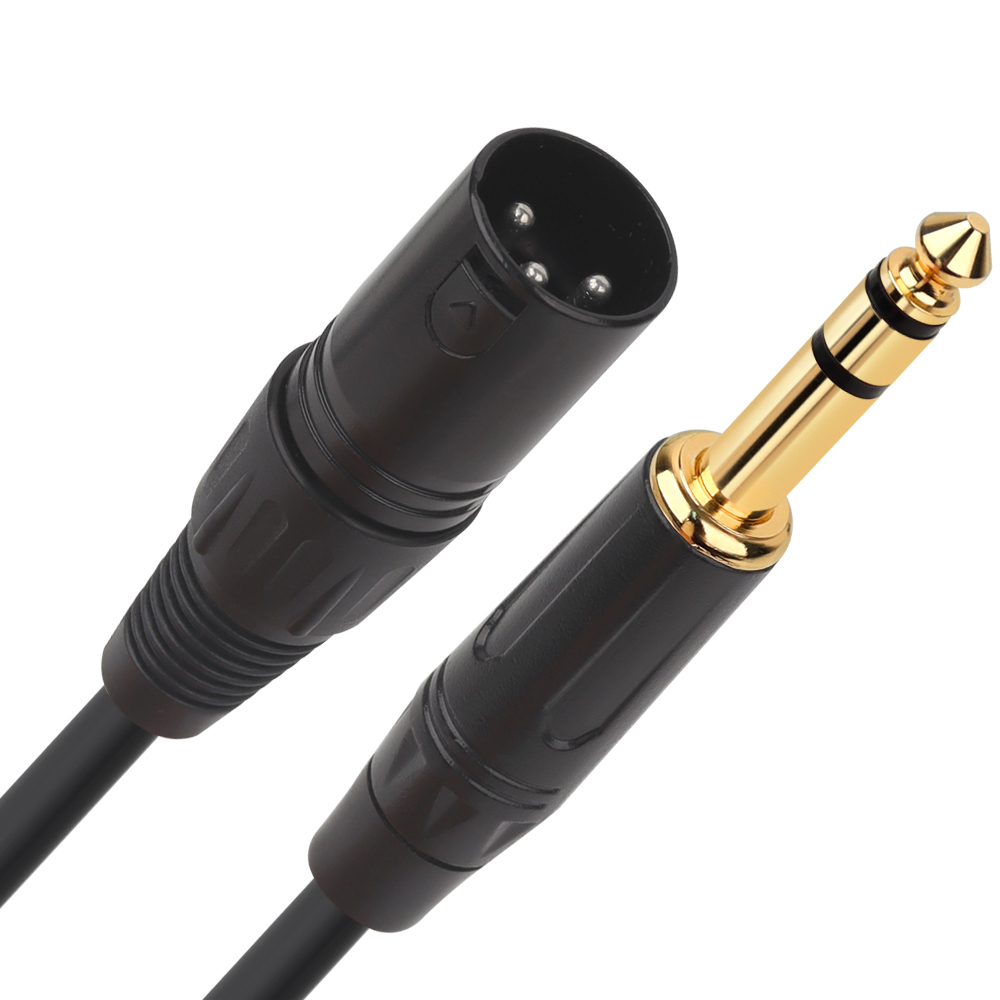 강원전자 넷메이트 XLR 캐논(M)-TRS(5.5 Stereo) 마이크 케이블 10m NMC-XLR510MSB