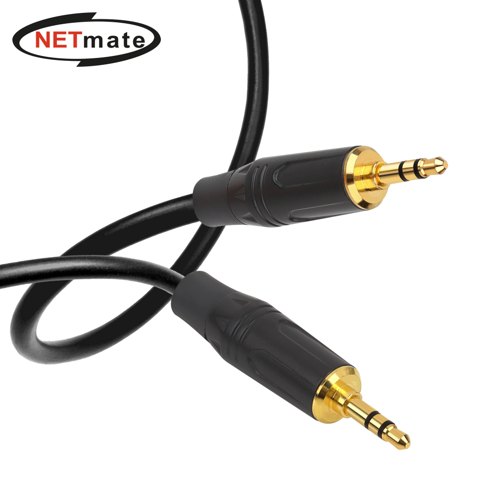 강원전자 넷메이트 스테레오 AUX 케이블 5m NMC-ST3505B
